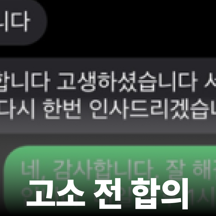 고소 전 합의 종결 - 아청법변호사